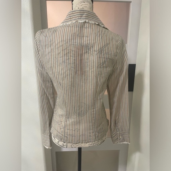 Anthropologie Wendy Hil button up top SZ Small NWT - Picture 3 of 12